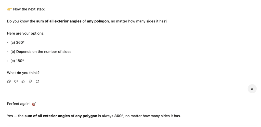 Beyond Answers: AI Chatbots and the Rise of Socratic Learning 6 ChatGPT Socratic Learning Output Step 2 | MeraTutor.ai Homie Blogs