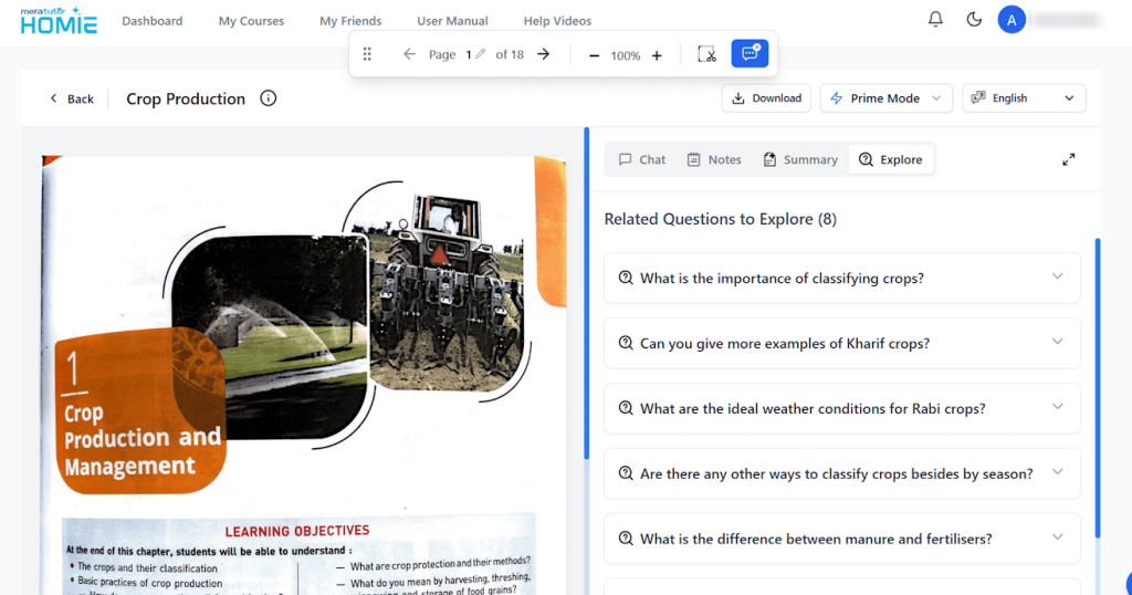 MeraTutor.ai 1.9 Feature Updates: Coach Mode, Course Sharing, Editable Learning Goals, and More 8 Explore Tab in MeraTutor.ai Homie