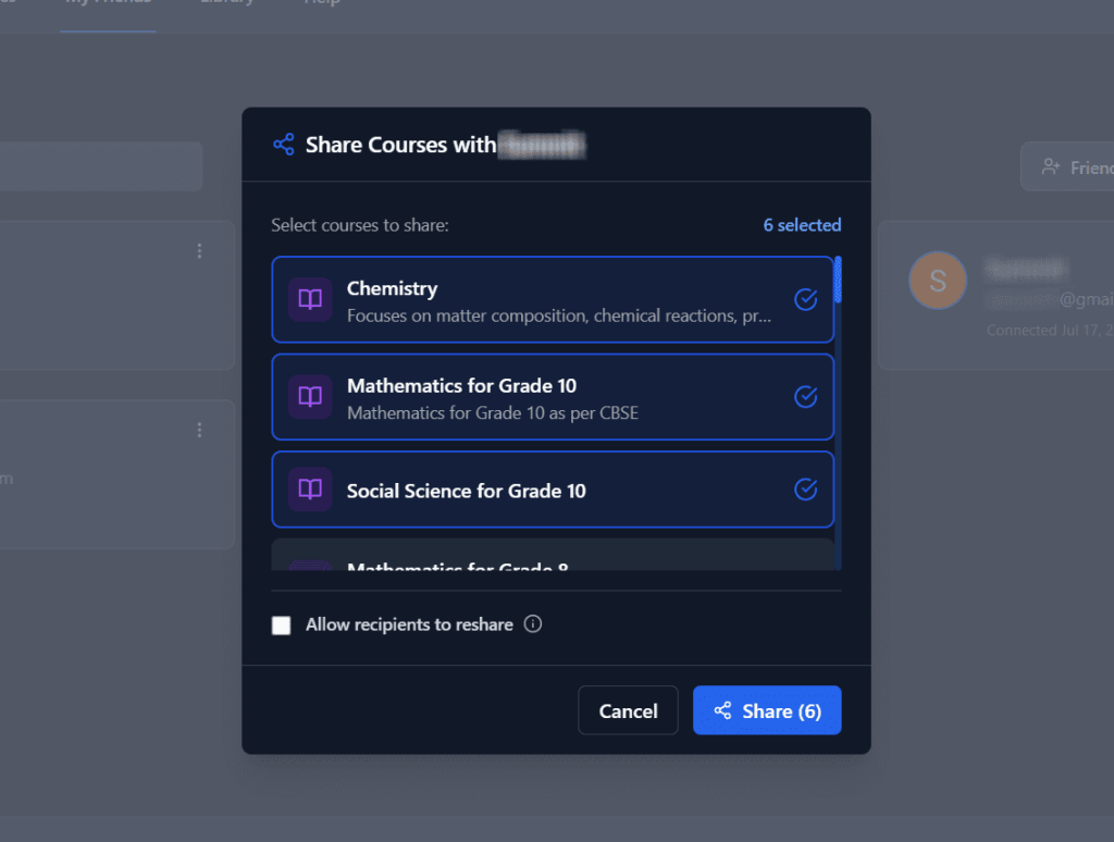 Sharing Multiple Courses | New MeraTutor Homie Features