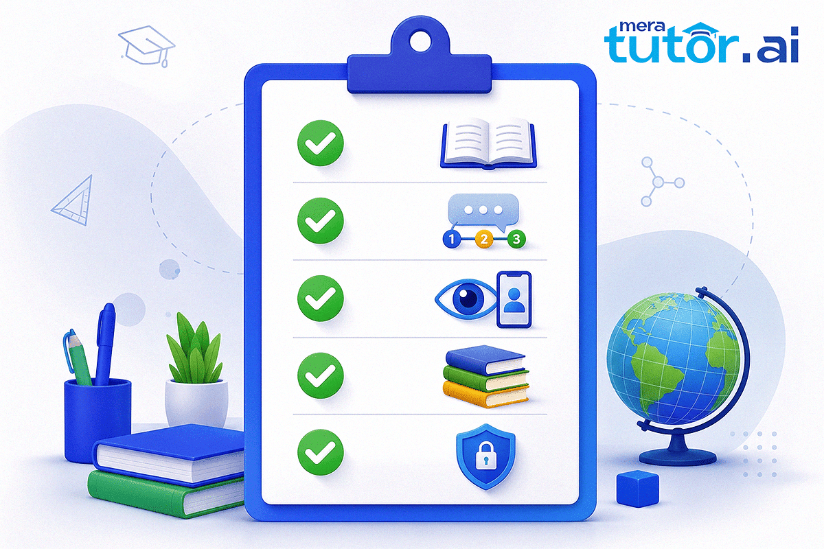 Best AI Homework Help for Indian Students: Study Smarter, Not Harder 2 Checklist for choosing AI homework help for Indian students